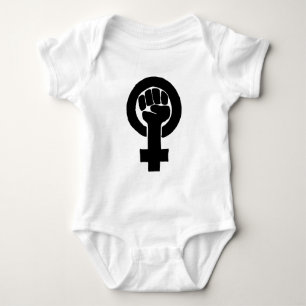 FEMINISMUS-LOGO BABY STRAMPLER