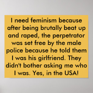 Feminismus - Plakate - Verbrechen gegen Frauen - A