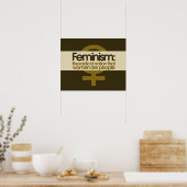 Feminismus Poster (Küche)