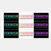 Feminismus Sticker Set - kühne Stimmen (Blatt)