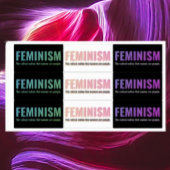 Feminismus Sticker Set - kühne Stimmen