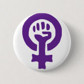 Feminismus-Symbol Button (Vorderseite)