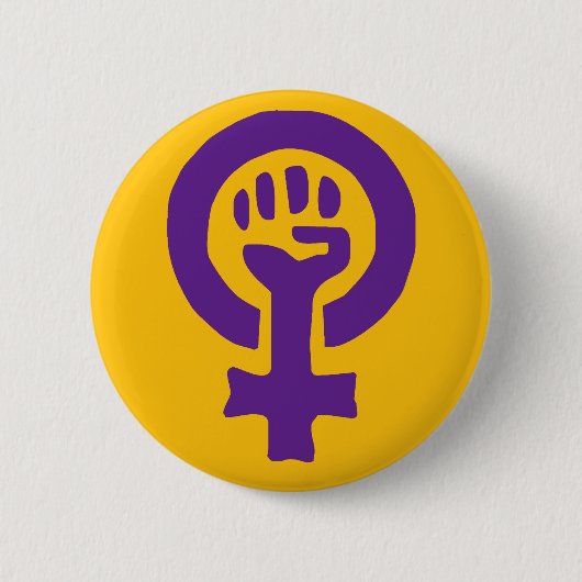 Feminismus-Symbol Button (Vorderseite)