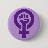 Feminismus-Symbol Button (Vorderseite)