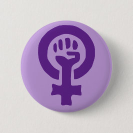 Feminismus-Symbol Button