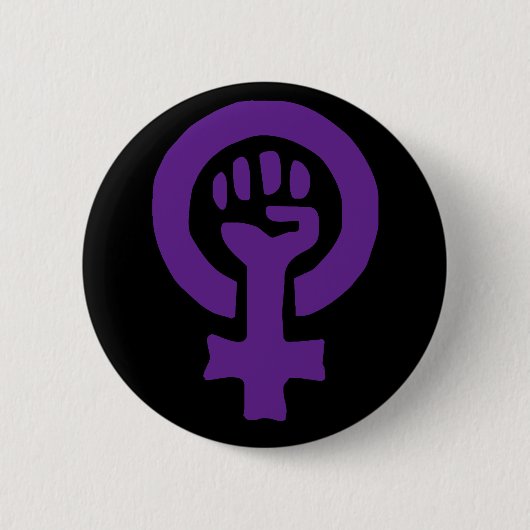 Feminismus-Symbol Button (Vorderseite)