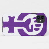 Feminismus-Symbol Case-Mate iPhone Hülle (Rückseite (Horizontal))