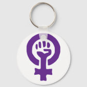 Feminismus-Symbol Schlüsselanhänger (Rückseite)