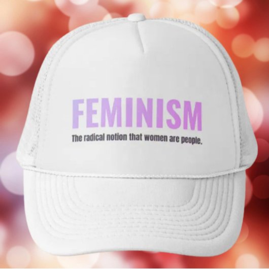 Feminismus Trucker Hat - Delikater Power, kühne Bo Truckerkappe