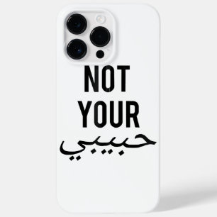 Feminismus weiblicher Protest T-Shirt Nicht deine Case-Mate iPhone 14 Pro Max Hülle