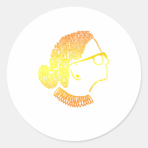 Feminismus zitiert feministische Geschenke Frauenr Runder Aufkleber