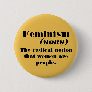 Feminismusdefinition Button