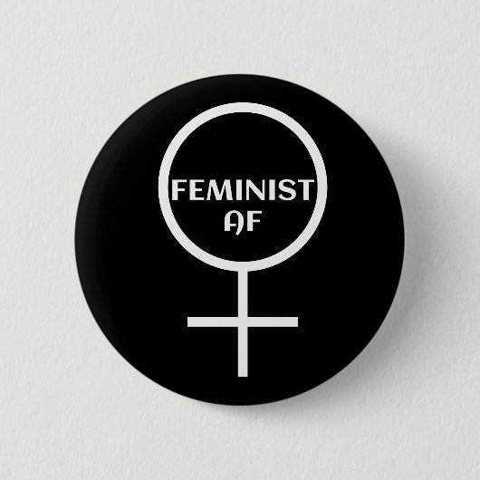 FEMINIST AF BUTTON (Vorderseite)