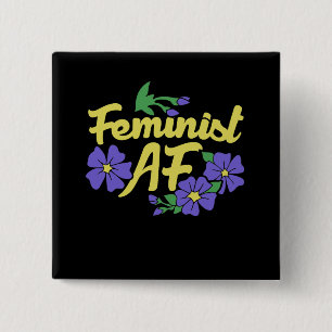 Feminist AF Button