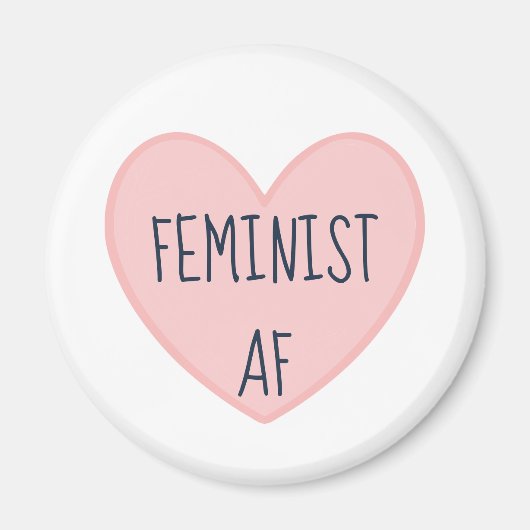 ‚Feminist AF‘ Magnet (Vorne)