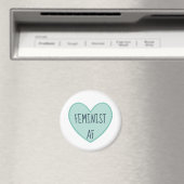 ‚Feminist AF‘ Magnet (In Situ (Geschirrspüler))