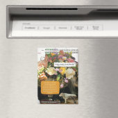 Feminist Collage Wall Art Abstract Decor Magnet (In Situ (Geschirrspüler))