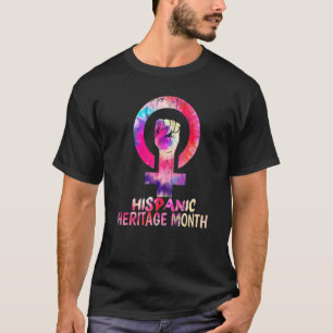 Feminist Fist Hispanic Heritage Monat Lateinische  T-Shirt