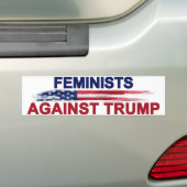 Feminist gegen Trumpf Autoaufkleber (Auf Auto)