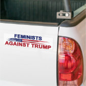 Feminist gegen Trumpf Autoaufkleber (Auf Lkw)