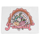 Feminist Gift Bags Große Geschenktüte (Vorderseite)