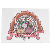 Feminist Gift Bags Große Geschenktüte (Rückseite)
