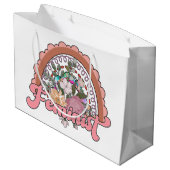 Feminist Gift Bags Große Geschenktüte (Rückseite Schrägansicht)