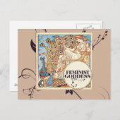 Feminist goddess postkarte (Vorne/Hinten)