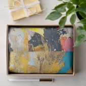 Feminist Gold Crown Decoupage Seidenpapier (Geschenk)