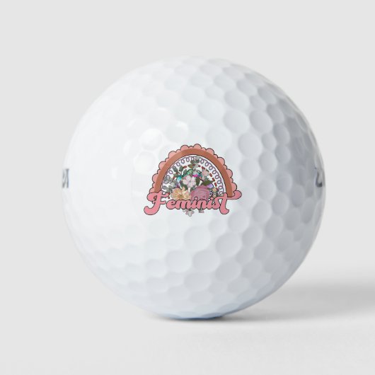 Feminist Golf Balls Golfball (Vorderseite)