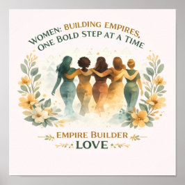 Feminist Inspirational T Shirt, Strong Women Unity Poster