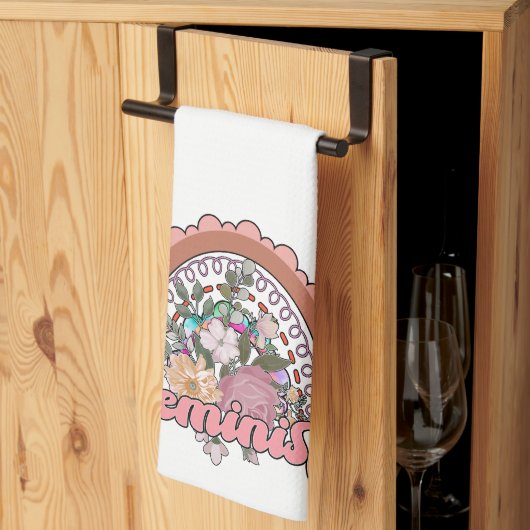 Feminist Kitchtuch Geschirrtuch (Drittel gefaltet)