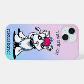 Feminist Kitty iPhone 15 Hülle (Rückseite (Horizontal))