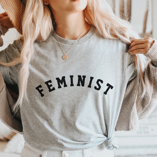 Feminist| Kollegialtypografie T-Shirt