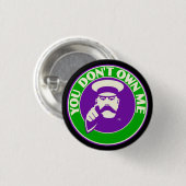 Feminist Lesley Gore Badge in suffragette Button (Vorne & Hinten)