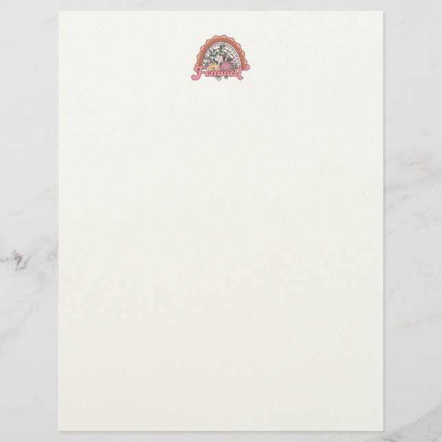 Feminist Letterhead Briefbogen (Vorderseite)