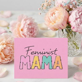 Feminist Mama Postkarte