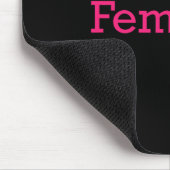Feminist Minimal Resist Patriarchat Mousepad (Ecke)