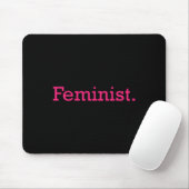 Feminist Minimal Resist Patriarchat Mousepad (Mit Mouse)