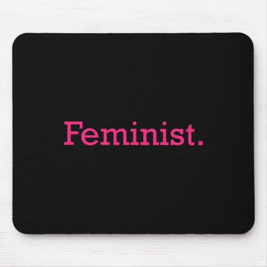 Feminist Minimal Resist Patriarchat Mousepad (Vorne)