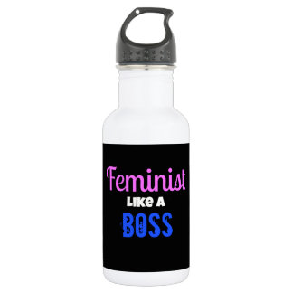 Feminist mögen einen Chef Trinkflasche