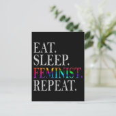 Feminist Postkarte (Stehend Vorderseite)