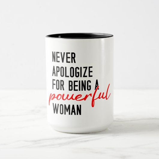 Feminist Power Coffee Tasse (Zentrum)