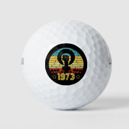 Feminist Roe / Wade Rights 1973 Golfball