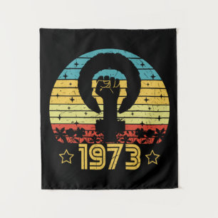 Feminist Roe / Wade Rights 1973 Wandteppich