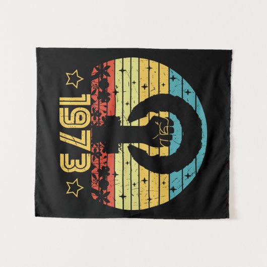 Feminist Roe / Wade Rights 1973 Wandteppich (Vorderseite (Horizontal))