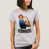 FEMINIST, Rosie the Riveter T - Shirt (Vorderseite)