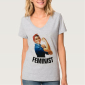 FEMINIST, Rosie the Riveter T - Shirt (Vorderseite)