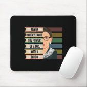 Feminist Ruth Bader Ginsburg Rbg Quote Girl With B Mousepad (Mit Mouse)
