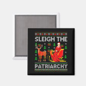 Feminist Ruth Bader Ginsburg Rbg Xmas Sleigh The P Magnet (Vorderseite/Rückseite)